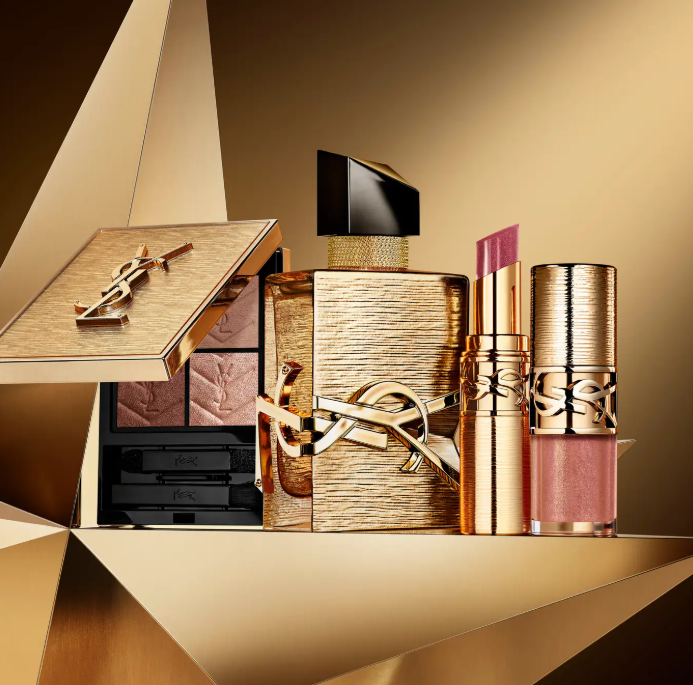 YSL Holiday 2025 Adorn in Gold 메인 비주얼
