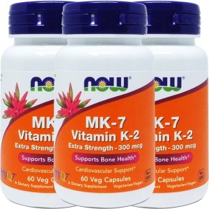  엑스트라 스트렝스 MK-7 비타민 K-2 300mcg 60캡슐[3개]
