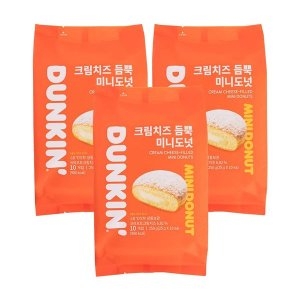던킨도너츠 크림치즈 듬뿍 미니도넛 250g[3개]
