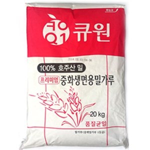 삼양사 큐원 중화생면용 밀가루 20kg[1개]