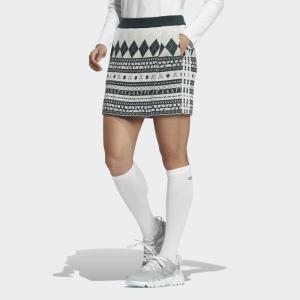  아디다스골프 여성 그래픽 스웨터 스커트 (HC3787)