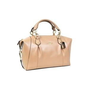 ' NWT COACH F58410E Collette Smooth Leather Satchel Beachwood Retail 4