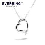 에버링 다이아몬드 0.1ct 목걸이 in Sterling 실버_vd504