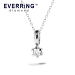  에버링 다이아몬드 0.1ct 목걸이 in Sterling 실버_vd631