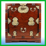 남원공방 남원전통공예 오동나무 복주머니 제기함