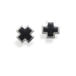 루피 실버 cross earring(남녀공용)_E11005KS0