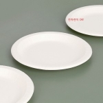 롯데알미늄 이라이프 천연펄프 종이접시 22cm