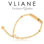 브리앙  14K 베이직 스틱 아기 팔찌