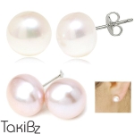 타키비즈 실버침 담수진주 귀걸이