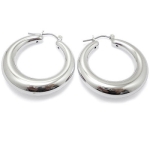 루피 볼륨라운드링 귀걸이(35mm)