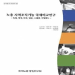 한국노동조합총연맹 노총지역조직기능국제비교연구(연구총서2008-30)