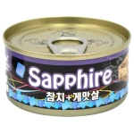 세일펫 사파이어 참치+게맛살 80g