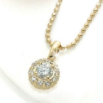버니버니  14K 다이아몬드 목걸이(4월)