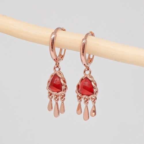 오팔하우스  14k 자마노 원터치 귀걸이 OPDLE4179