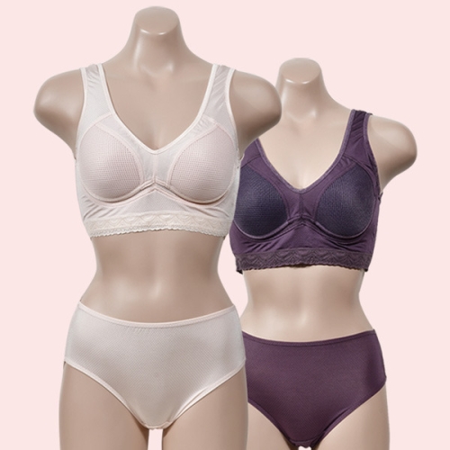 조은 데일리 청량한 인견소재 쿨 매쉬 여성 삼각팬티 끌로떼 PT2303