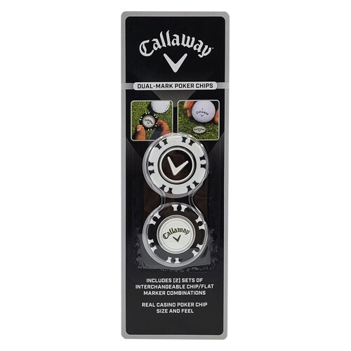 캘러웨이  포커칩 카지노칩 듀얼 골프볼마커 2종 TA2265063