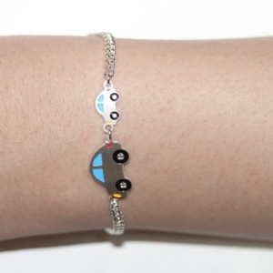 르클레보 아기자동차 미아방지 실버팔찌 SB9376