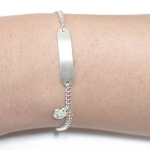 르클레보 곰돌이 바 미아방지 실버팔찌 SB9391