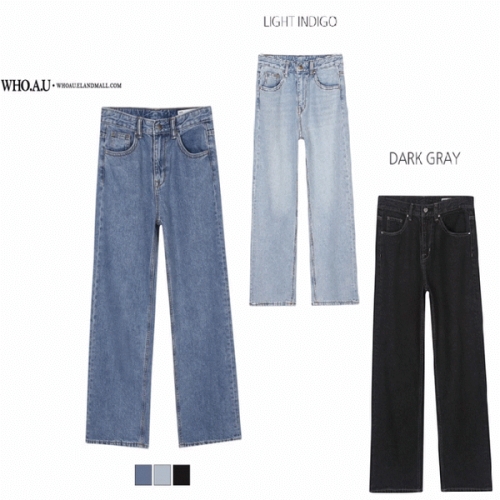 후아유 인싸 여성 편한 와이드 진