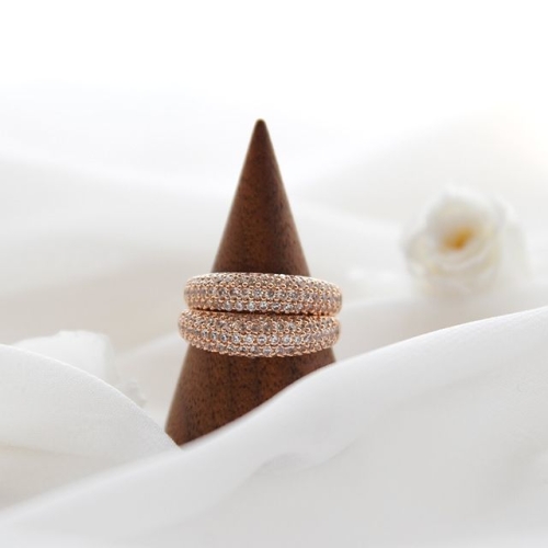 제이로렌  0R0519 서쪽하늘 큐빅 로즈골드 반지