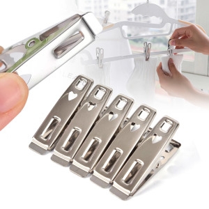 라온  공구 5P 스테인리스 빨래집게 5cm 스텐 다용도집게 양말