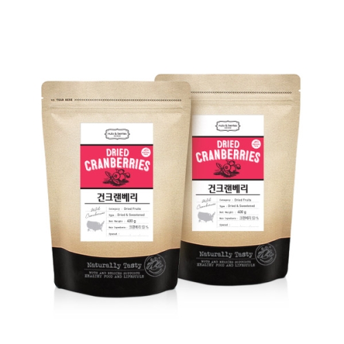 넛츠앤베리스  건크랜베리 2개 400g
