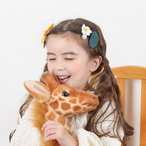 베이비블리  B21304 컬러꽃4핀 선물세트 아기  아기머리핀 유아머리핀 유아헤어핀 아기핀 ...