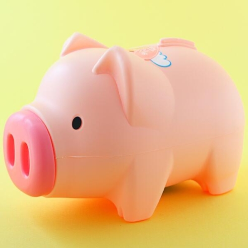 팬시 핑크 돼지저금통 자이언트