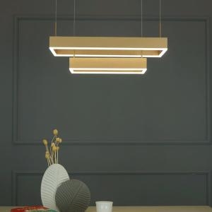 더킹 LED 사각 2단 펜던트