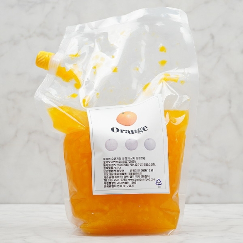 봄봄푸드  수제 오렌지청 큐브 2kg