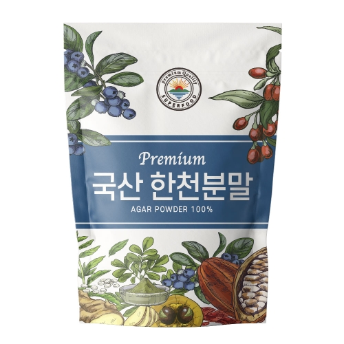 해나식품 국산 한천분말 300g 1개