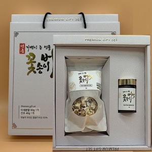 눈꽃송이버섯 꽃버섯 꽃송이버섯 베타글루칸 선물세트 건조꽃송이버섯 40g 꽃송이버섯분말 80g 갸격 먹는법
