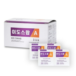 이도팜 일회용 알콜솜 알콜스왑 소독 개별포장