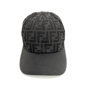 펜디 로마 자수 로고 FF 올오버 리버시블 볼캡 모자 FXQ771