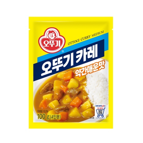오뚜기  카레 약간 매운맛 1kg