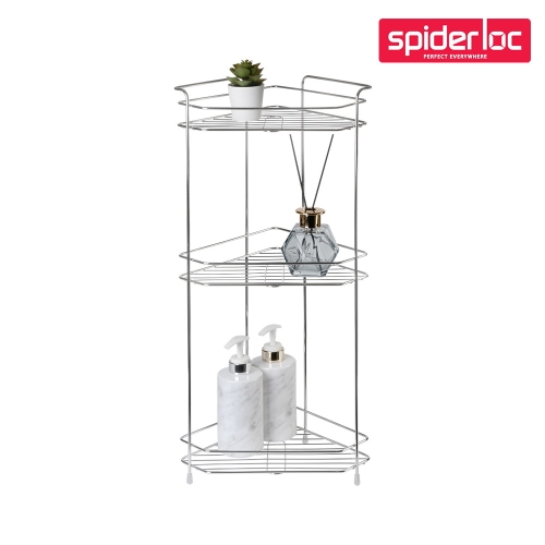 굿센스 스파이더락 스텐 코너형 3단 선반