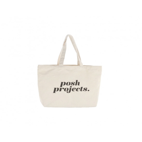 포쉬프로젝트 E128 빅 홀리데이 로고 에코백 블랙 51412_E128BLACK