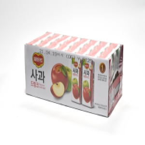 롯데칠성음료 델몬트 사과 드링크 190ml