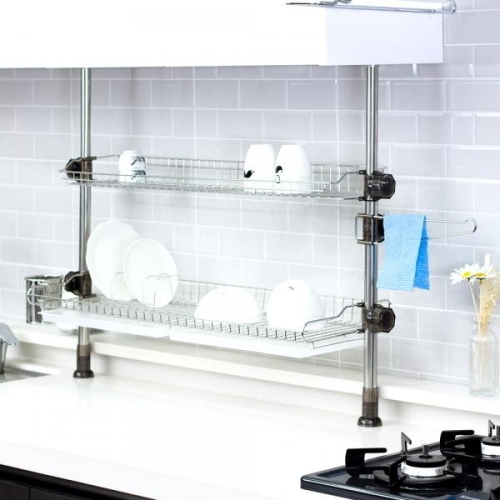 에스파스  스마트 기둥식 씽크선반 800 2단