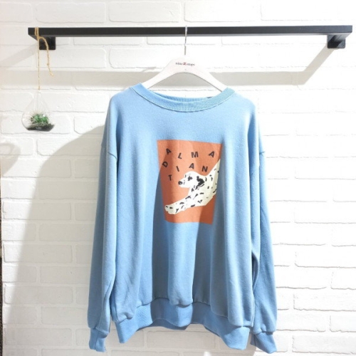 나인스텝 모다부평 달마시안 맨투맨 NT1306R