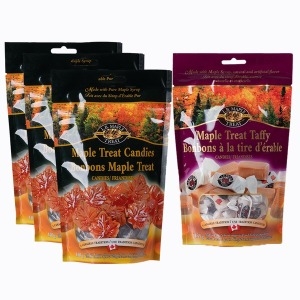 엘비 캐나다 메이플시럽캔디 카라멜태피 총4팩 590g