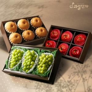 한국씨엔에스 과일연가 특별기획 3단 샤인머스켓 선물세트 7.8kg[1개]