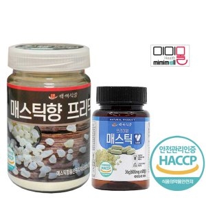 백세식품 매스틱 검 60정