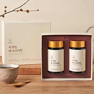 산골농장 떠먹는 배도라지청 선물세트 230gX2병