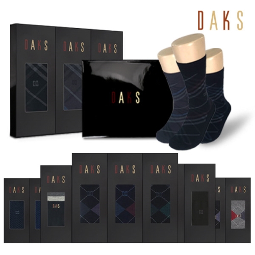 닥스 남성 양말 3족 선물세트 12종