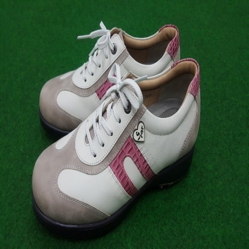 잔디로  여성 천연소가죽 골프화 (8581-26)