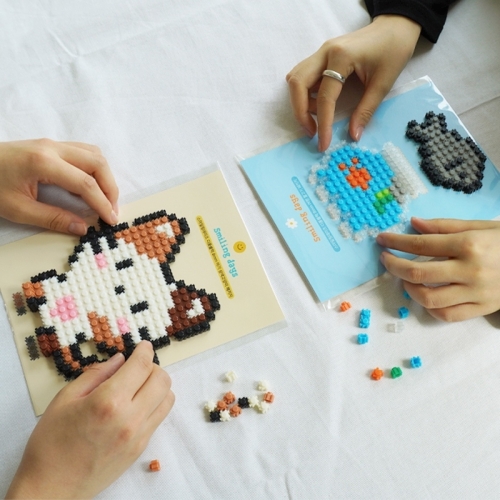 디폼 블럭 도안 10종 강아지 고양이 장난감 만들기 DIY 8mm 집에서 할수있는 놀이 체험 키트