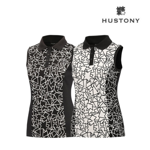 휴스토니 여성 면소재 번개 민소매티셔츠  26S02TT18