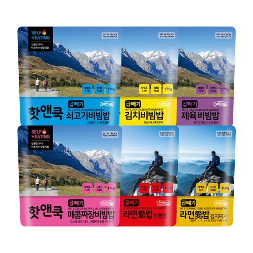 참미푸드 핫앤쿡 곱빼기 6개 세트(랜덤)