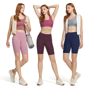 테슬라  요가 하이웨이스트 패턴 8부 레깅스 3팩 AO-YCP36